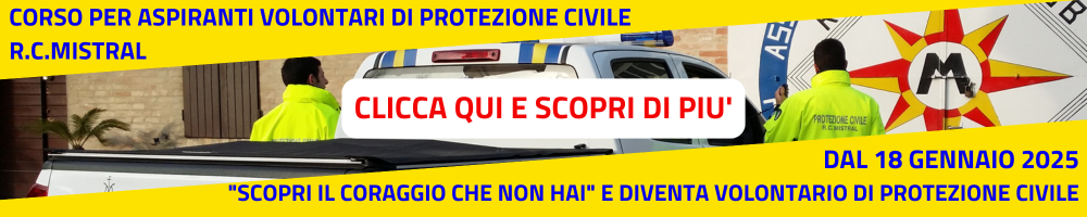 Corso Protezione Civile 2025